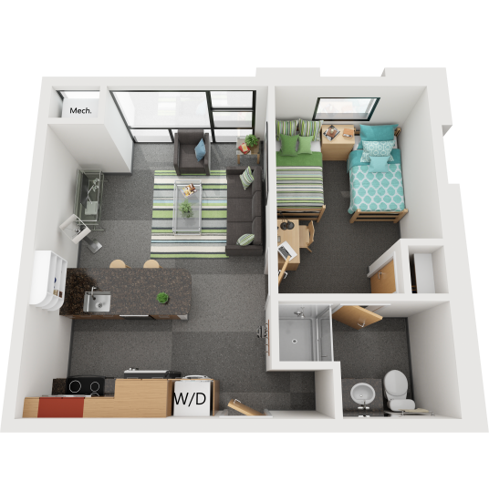 A2 Double Occupancy Rendering