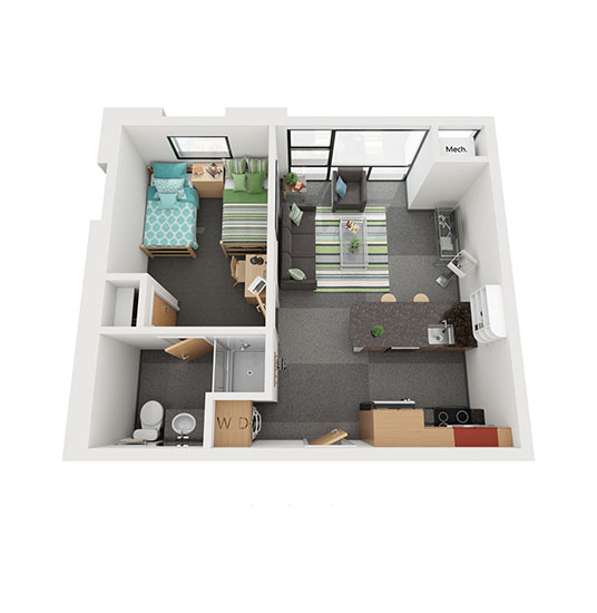 A1 Double Occupancy Rendering
